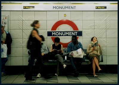 Reading room in the Tube  for Drilan