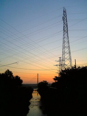 Pylons at Dawn