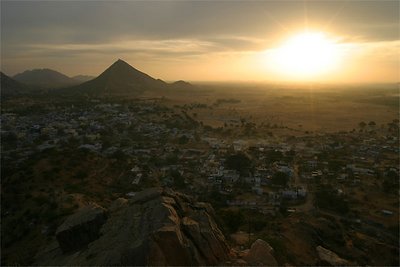 pushkar sunset