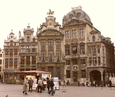 Dull day at Grand Place
