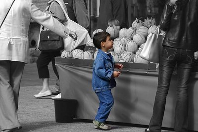 sur le marché