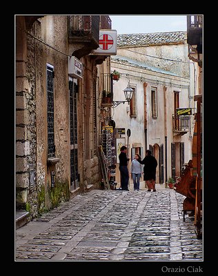 Walking in Erice