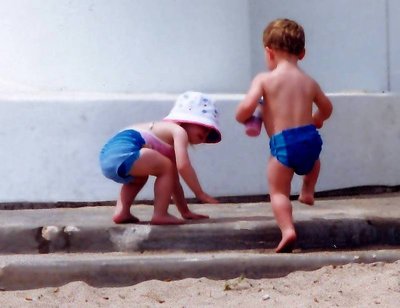 First time at the Beach