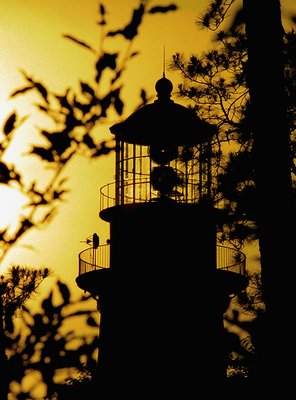 Lighthouse sunset