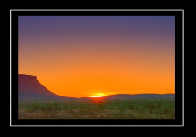 Sunset in Mojave