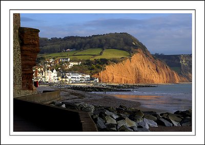 Undercliff and town, Sidmouth