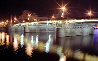 The Borodino bridge in Moscow