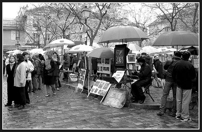 Winter day at Place du Tertre