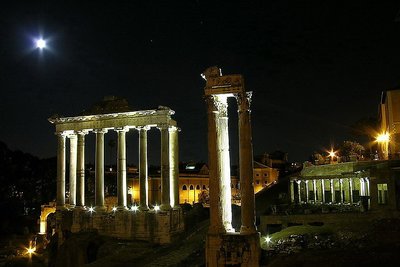 Full moon in Rome