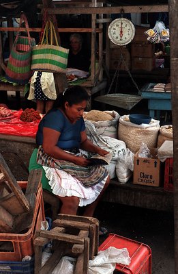 Reading in Nicaragua