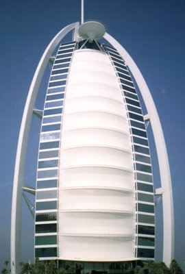 Approaching Burj Al Arab