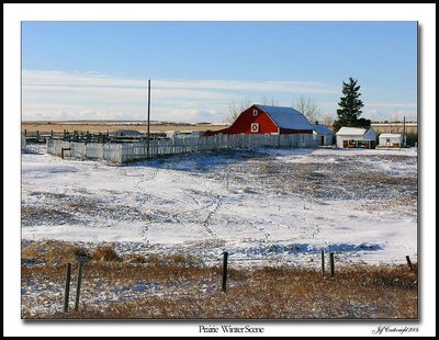 Prairie Winter Scene