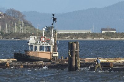 Logging Tug off Goose Spit