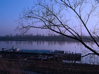 A Calm Danube River Before Dusk... 