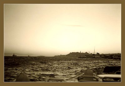 ...silhouette of Istanbul...