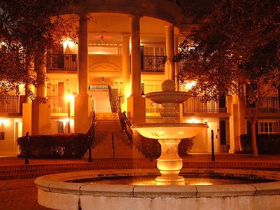 Fountain at Night, Riverside, Port Orleans