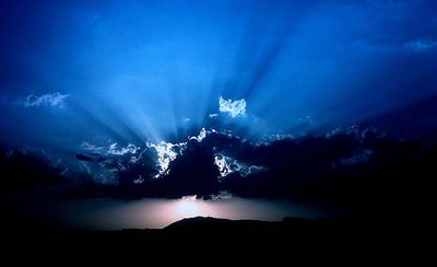 Blue sunset