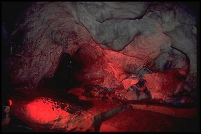 Upana Caves Red Glow