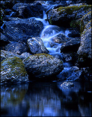 waterfall fox glacier