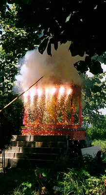 Northern Thai Funeral Pyre