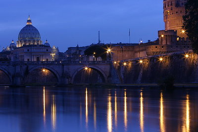 Blue hour in Rome