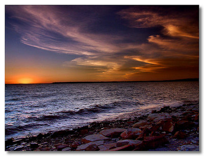 Lakeside waves