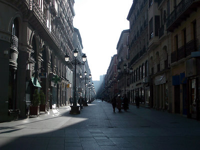 Street in Zaragoza,Spain