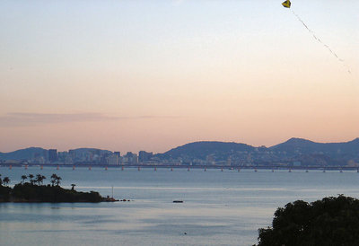 Kite at late afternoon