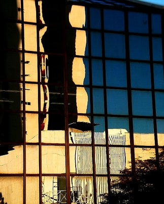 Reflected house in Tel Aviv