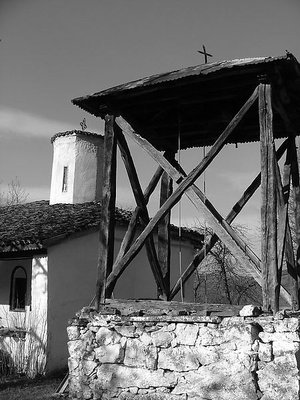 empty monastry in srbija