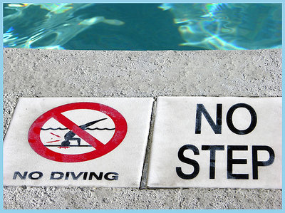 No diving no step no