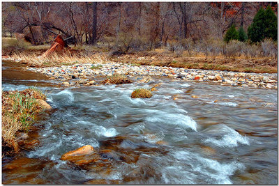 A Rushing Stream in Zion