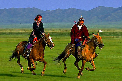 Mongolian couple 