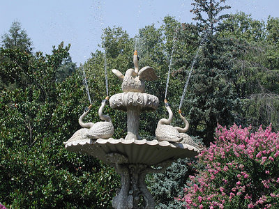 Swan Fountain at Dolmabache Palace,Istambul