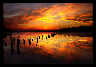 Sunset at Lake Washington