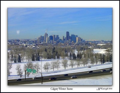 Calgary Winter Scene