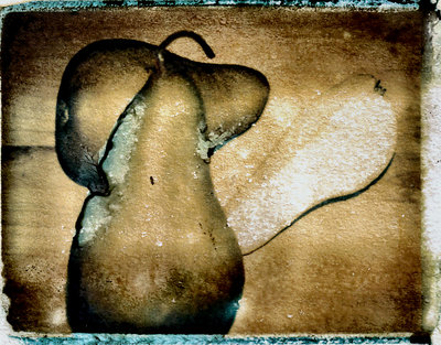Pears - Polaroid 669 Transfer
