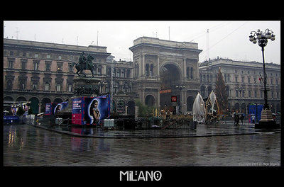 Rainy Cristmas in Milano