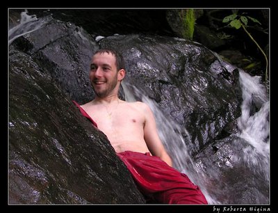 Relaxing in the Waterfall