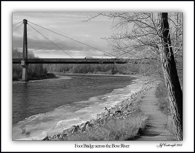 Foot Bridge across the Bow River