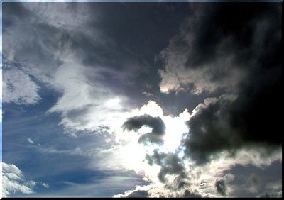 Faces in  clouds