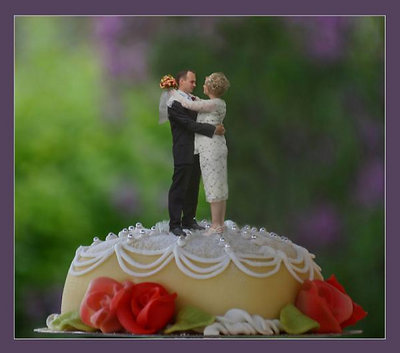 A very special wedding cake