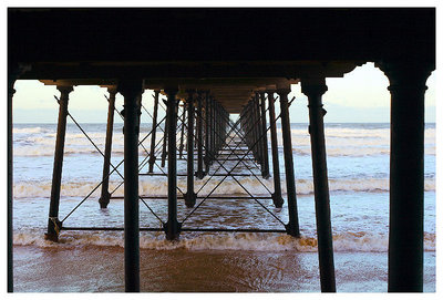 under the pier