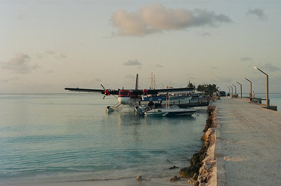 Sunrise at Kuredu - preparing for departure