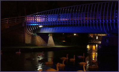 Newbury at Night (The Bridge)