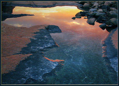 Dusk at Hazard Rocks