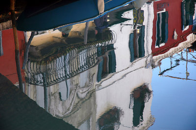 Burano on water