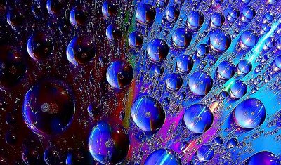 explosion of drops