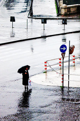 A rainy day
