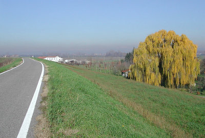 Pianura Padana, wintry landscape